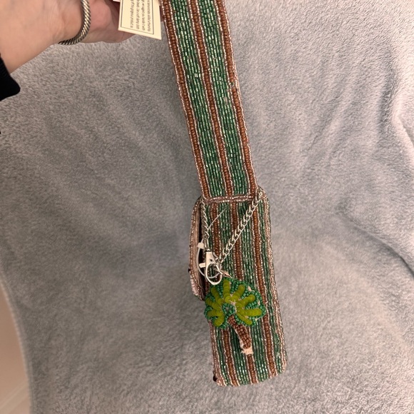 Made in India Palm Tree Tassel Beaded bag - Picture 6 of 6